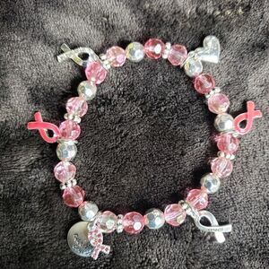Breast cancer bracelet 